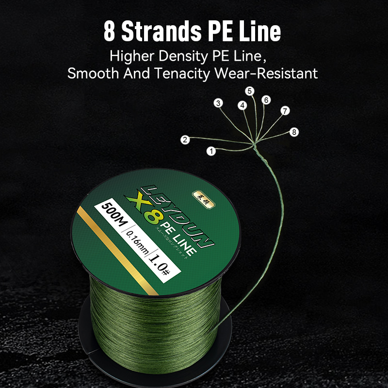 LEYDUN 500m Micro New Fishing  - Ice Fishing Line 评论和价格