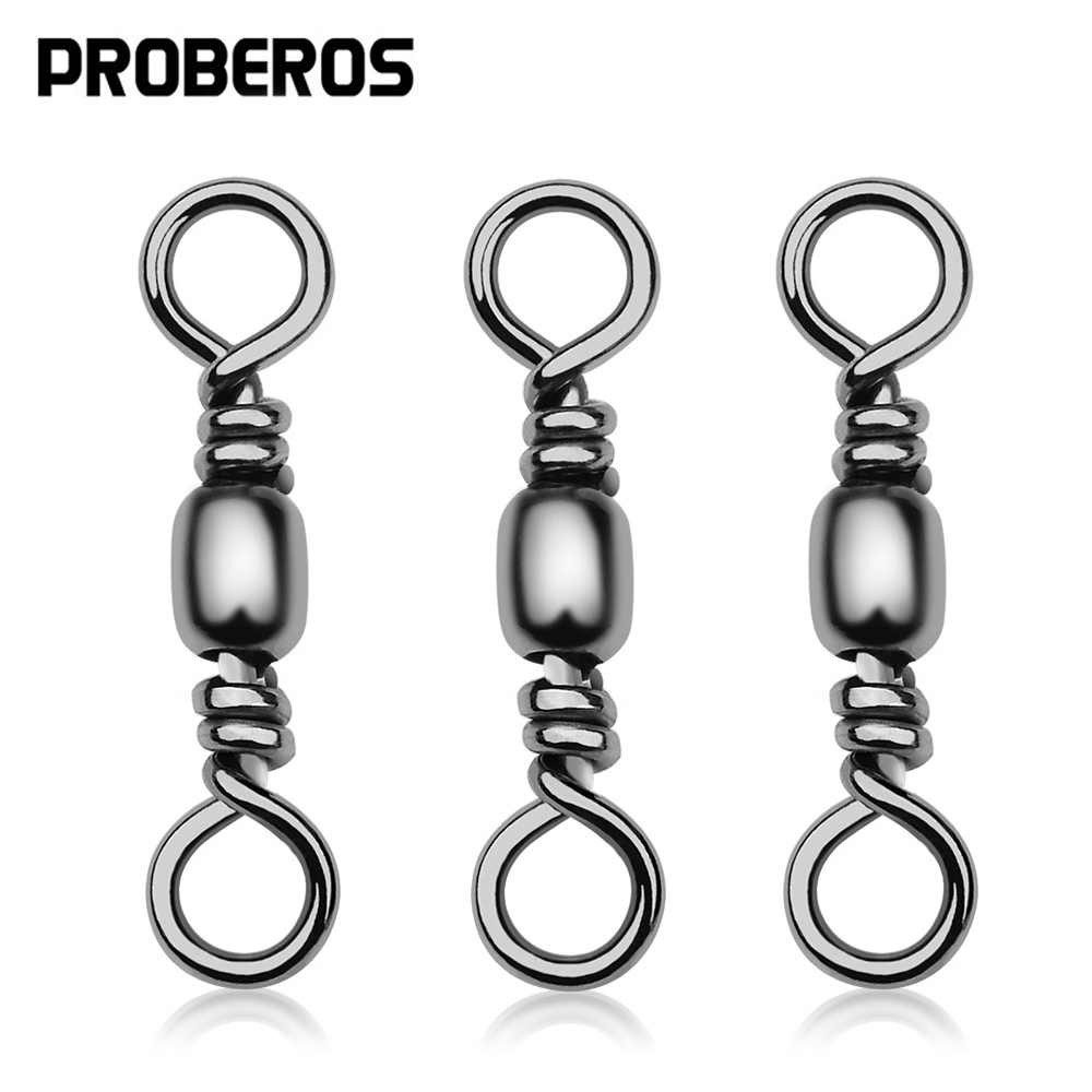 100Pcs Fishing Swivels Connect - Leader Line 评论和价格